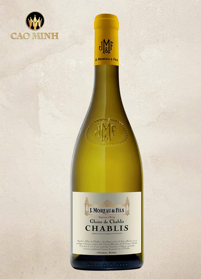 Rượu vang Pháp J.Moreau & Fils Gloire de Chablis