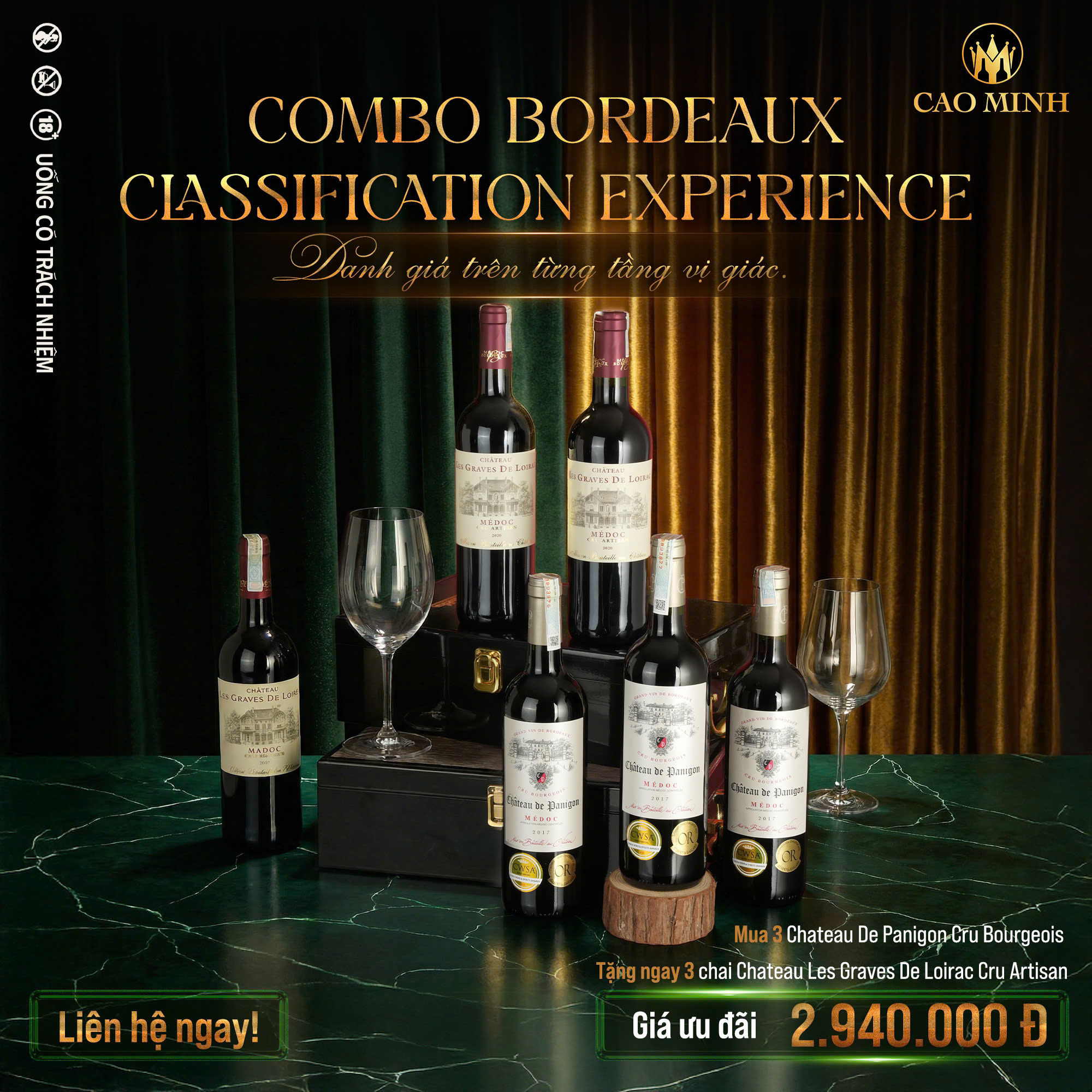 Banner combo vang Bordeaux mobile