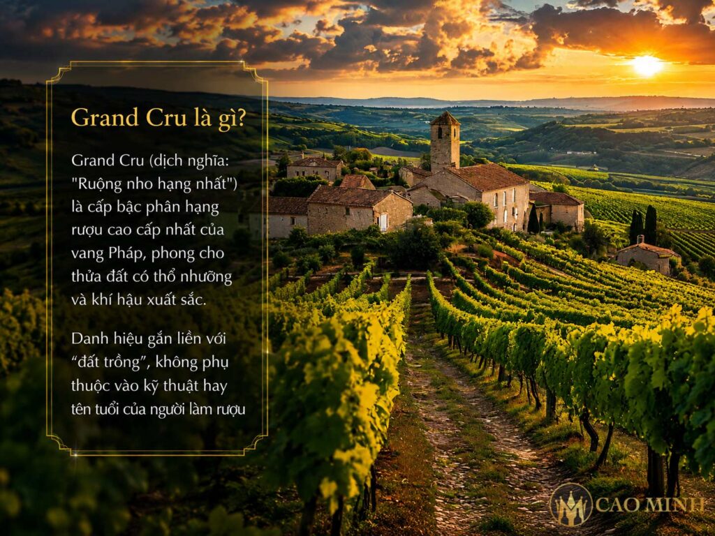 Grand Cru là gì? Nguồn gốc hình thành