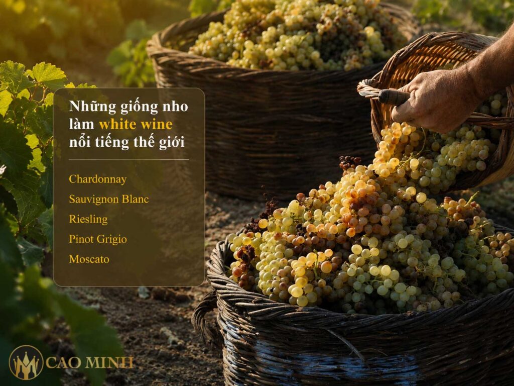Nho trắng Chardonnay
