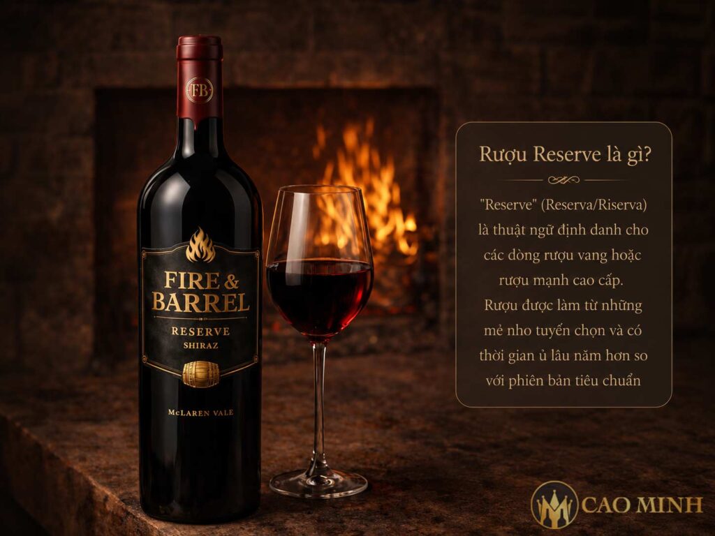 Rượu Reserve là gì?