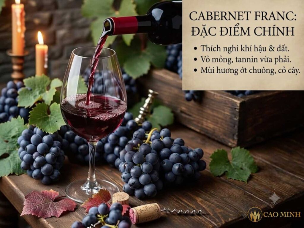 Tìm hiểu về nho Cabernet Franc có vỏ mọng