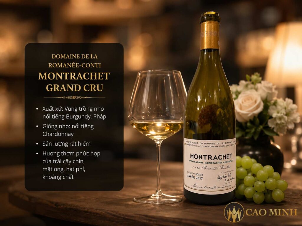 Rượu vang trắng Domaine Leflaive Montrachet Grand Cru