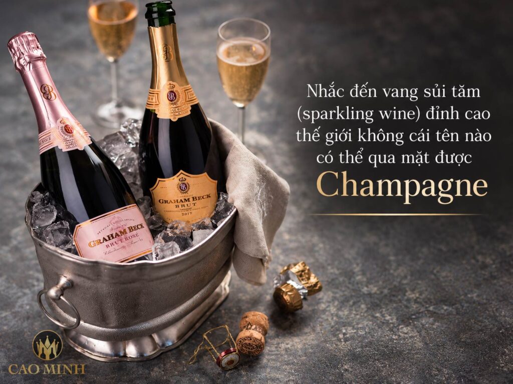 Rượu vang Champage