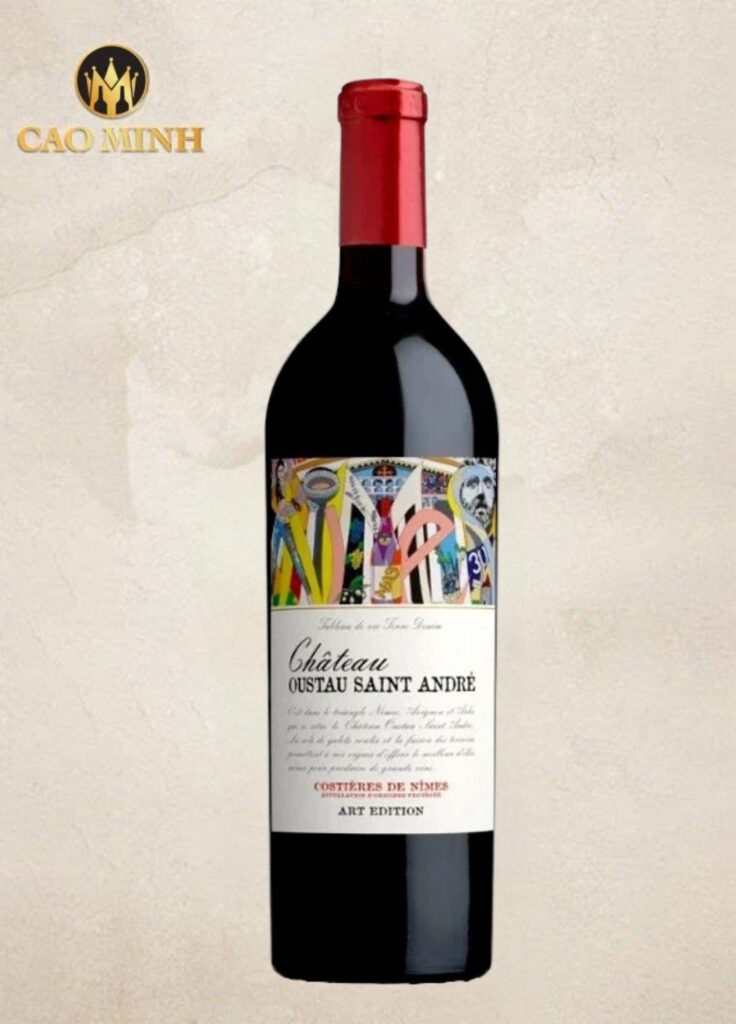 Rượu vang Château Oustau Costières de Nîmes
